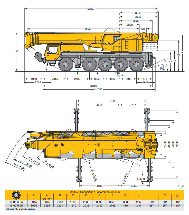 Автокран LIEBHERR LTM 1100-5.1