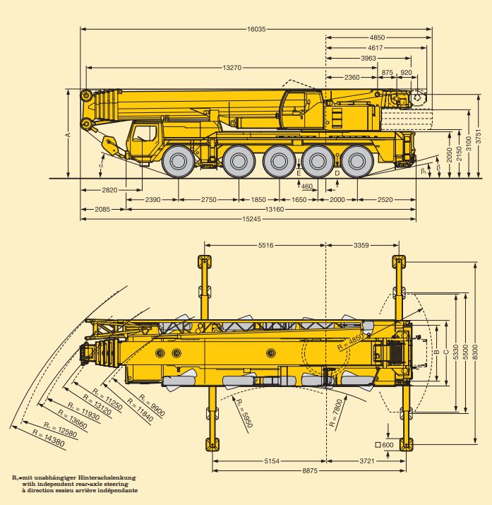 Автокран LIEBHERR LTM 1200/1