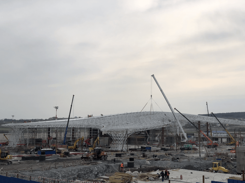 Новый терминал аэропорта Геленджик