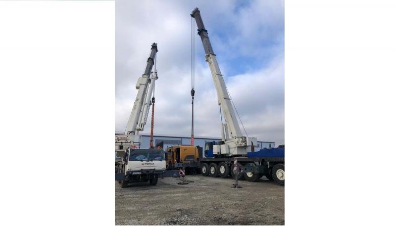 Выгрузка LIEBHERR Г.Новороссийск