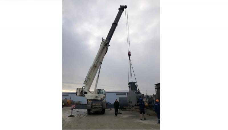 Выгрузка LIEBHERR Г.Новороссийск